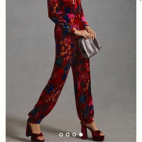 (Sold) Anthropologie X Farm Rio Snake Jumpsuit - Picture 2 of 16